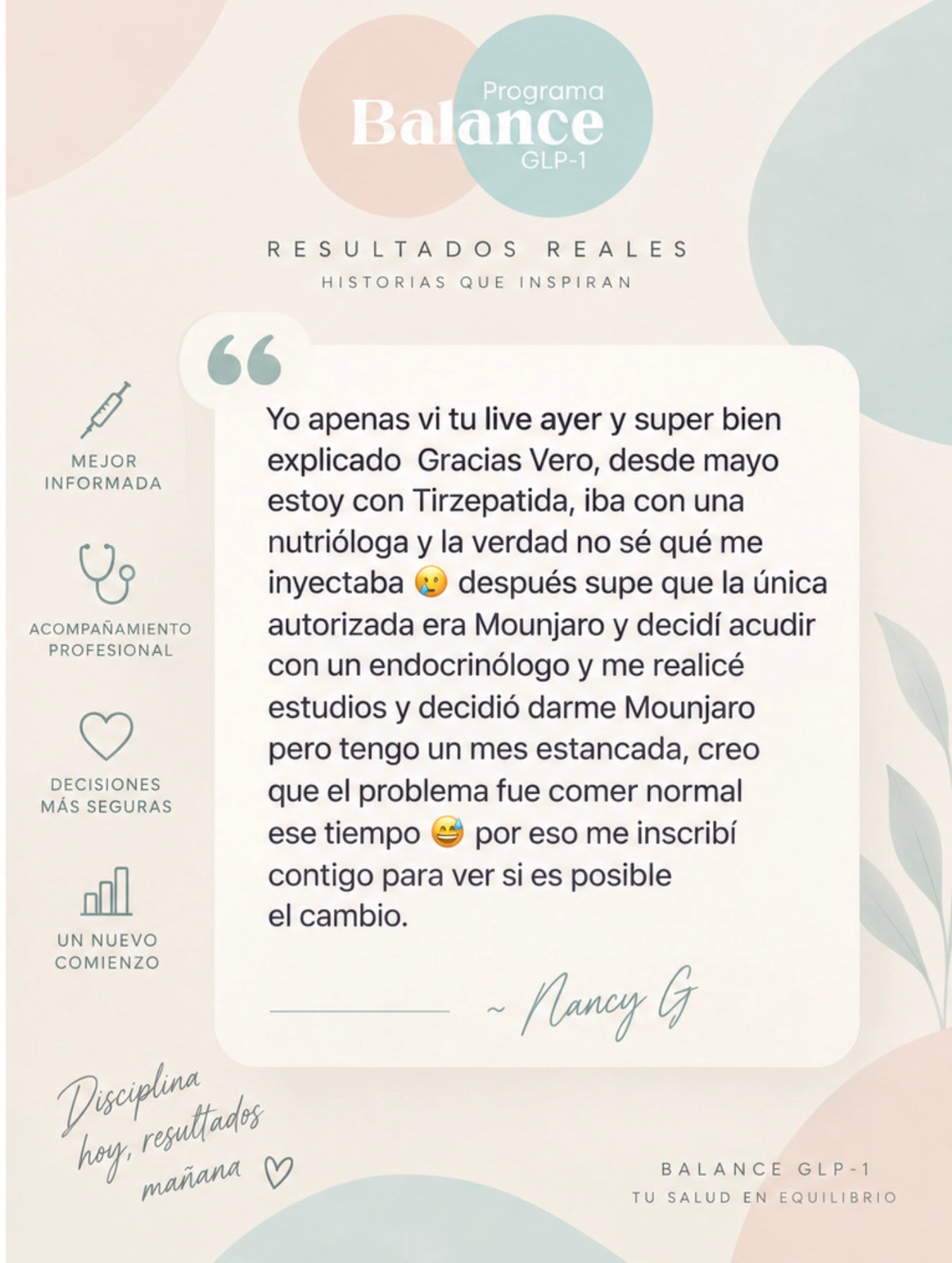 Reto GLP1✨- Programa Balance GLP1